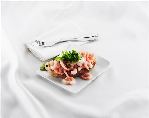 Franskbrød med rejer